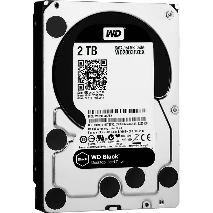 WD Black Performance Hard Drive WD2003FZEX - Festplatte - 2 TB - intern - 3.5 Zoll (8.9 cm) - SATA 6Gb/s - 7200 rpm - Puffer: 64 MB (WD2003FZEX) – Bild 6
