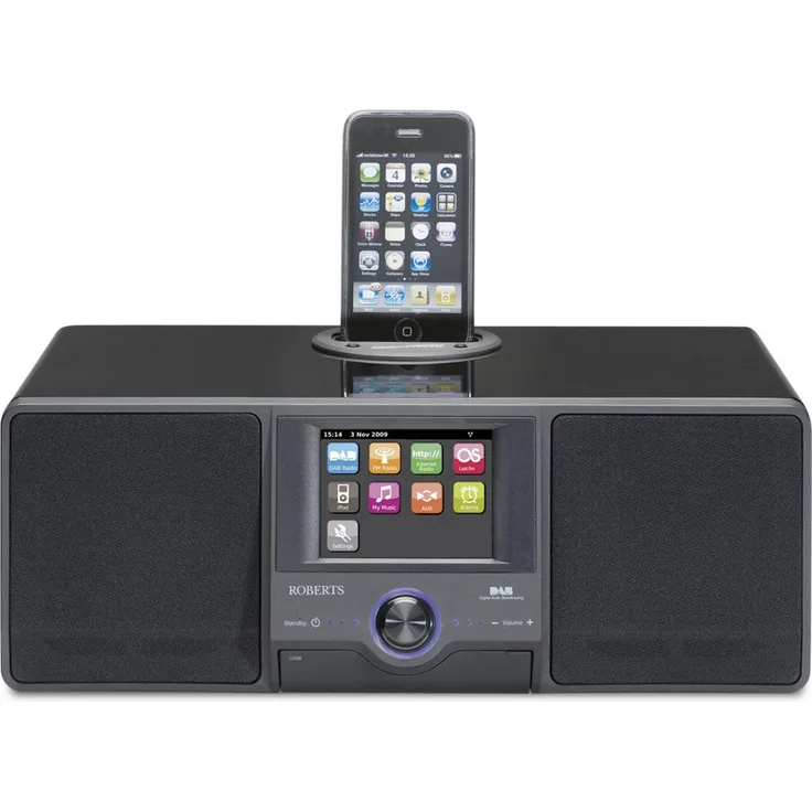 Colour Stream iPod-Soundstation schwarz