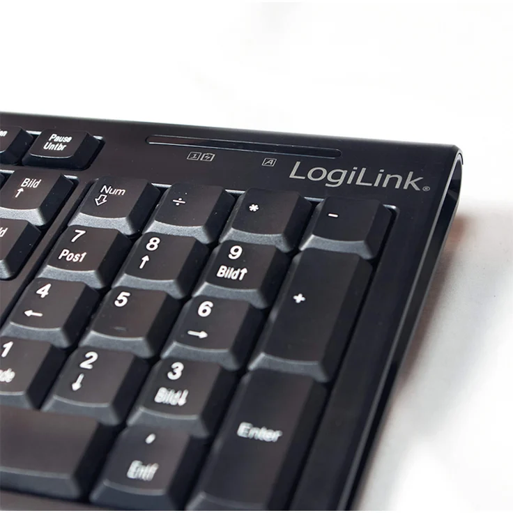 LogiLink Combo Set with Autolink - Tastatur-und-Maus-Set - kabellos - 2.4 GHz - QWERTZ (ID0104) – Bild 2