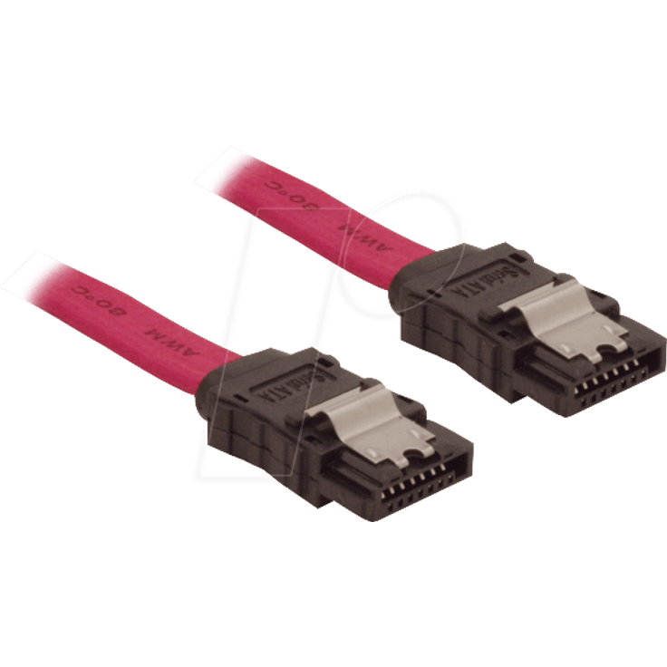 S-CONN AK SATA 10 GGMK - Seriell-ATA Kabel, 100cm, gerade, Metallfeder (78241-1.0)