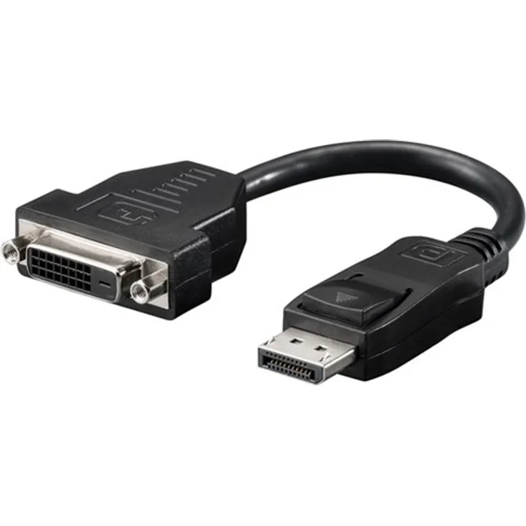 Goobay 69873 DisplayPort-DVI-D Adapterkabel 1.2, vernickelt