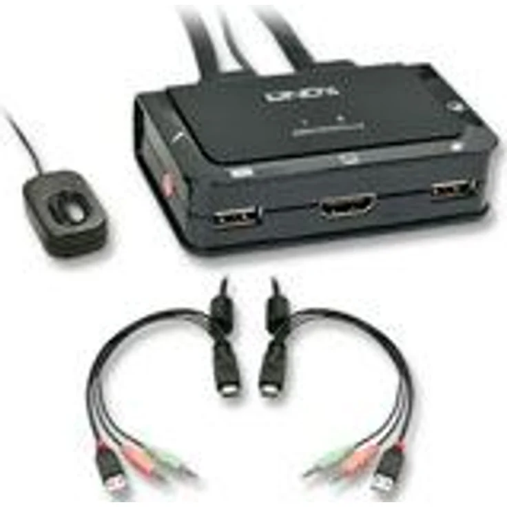 Lindy 42340 Tastatur/Video/Maus KVM-Switch – Bild 1