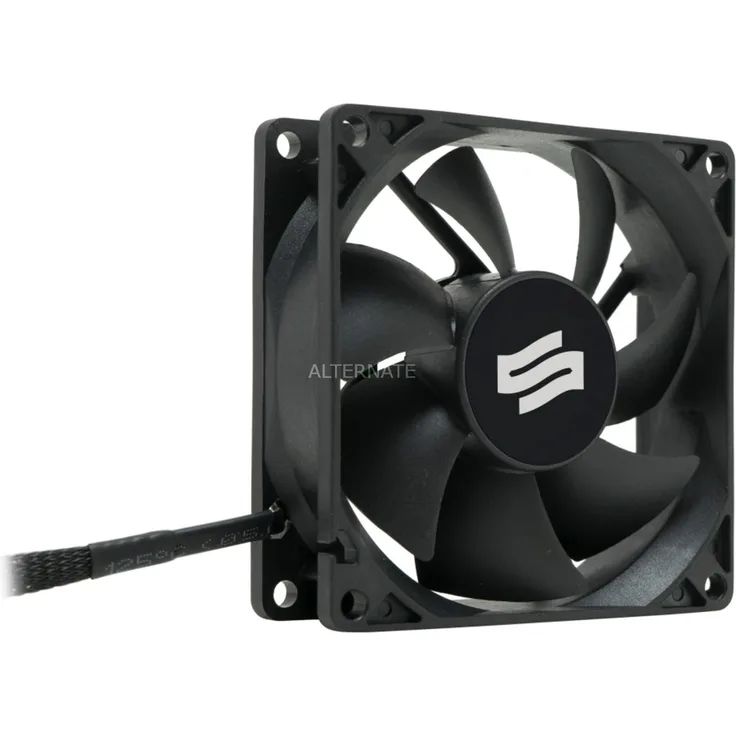 SilentiumPC Mistral 80 80x80x25 mm Gehäuselüfter, schwarz