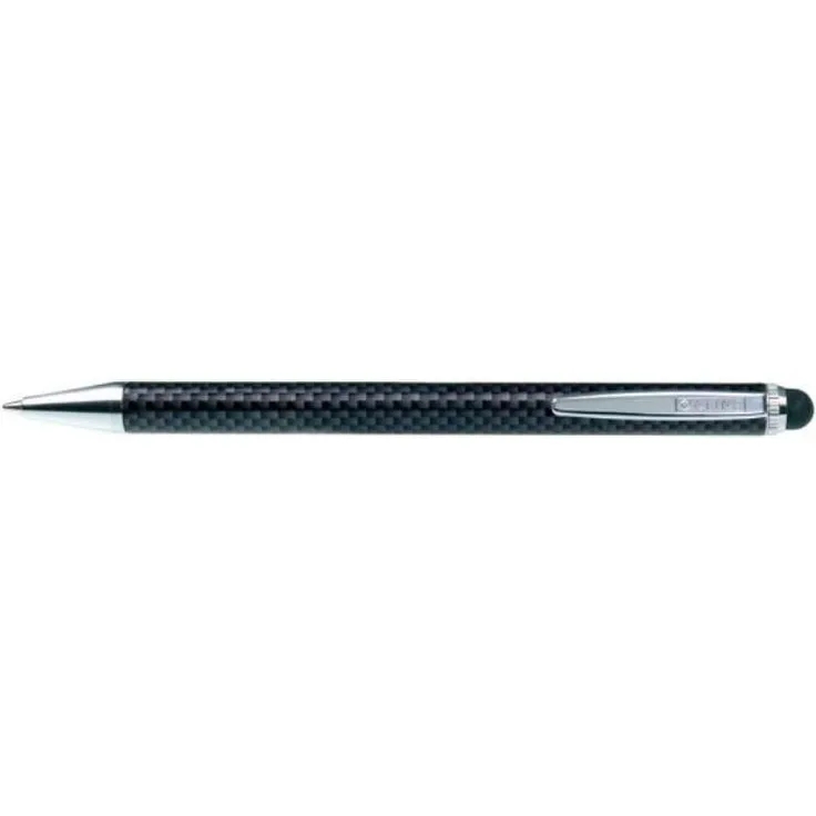 Online Schreibgeräte 34313-3D - Kugelschreiber Stylus XL, Großraummine M, blau, Carbon