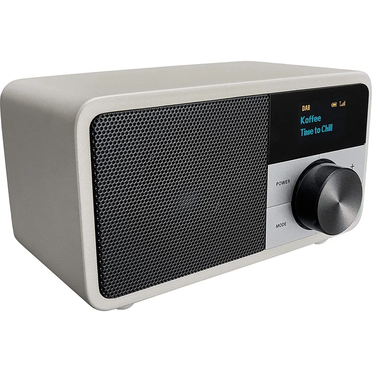 Sangean Genuine Mini DDR-7 DAB+ Tischradio AUX, Bluetooth, UKW Silber (A500419) – Bild 6