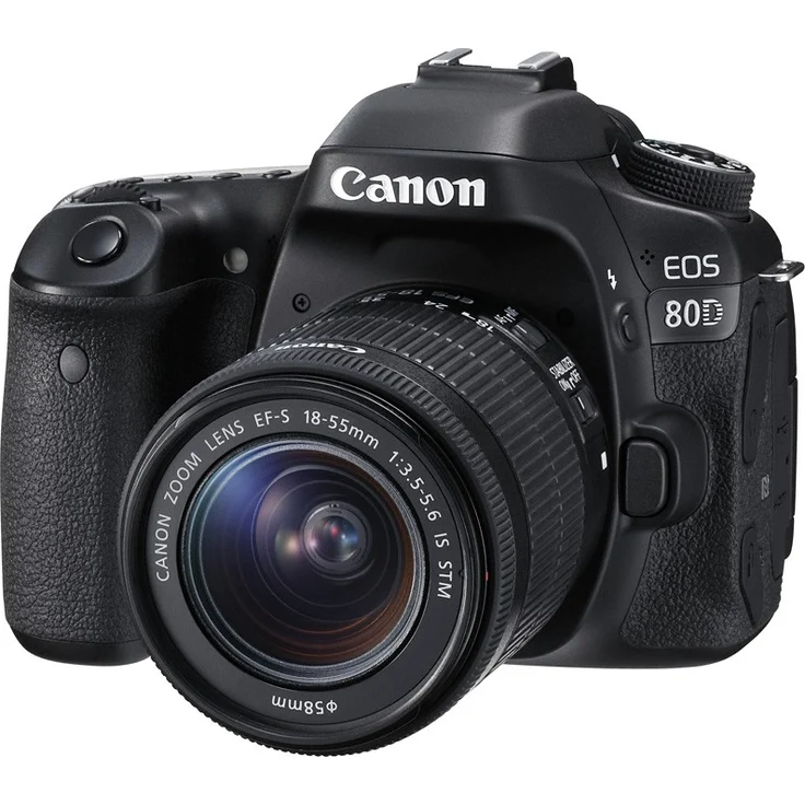 Canon EOS 80D Kit schwarz inkl. EF-S 18-55mm IS STM – Bild 1