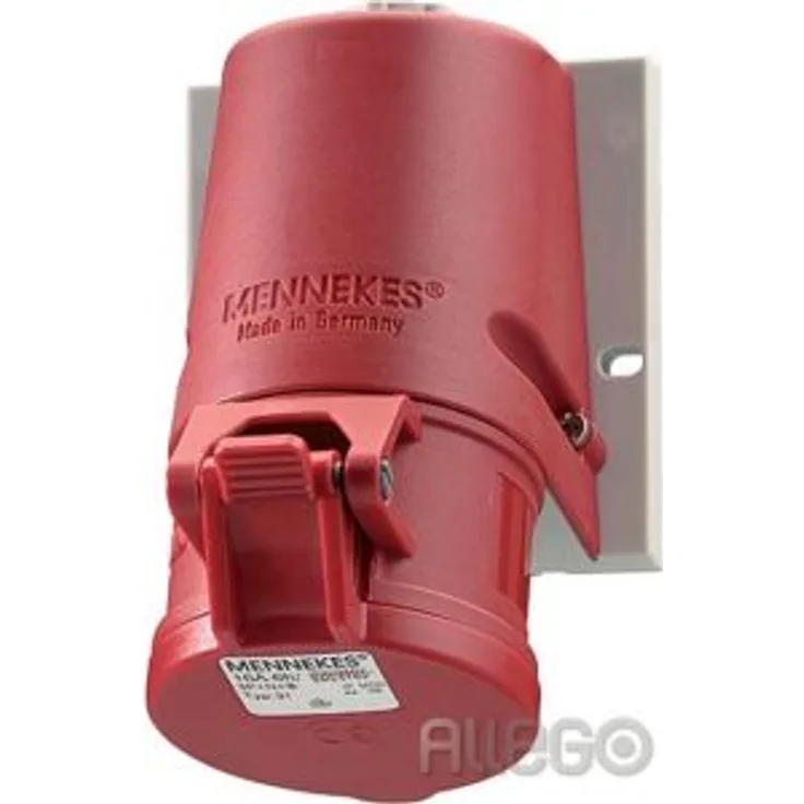 Mennekes E-Steckdose, Kunststoff, Rot, 1, 300