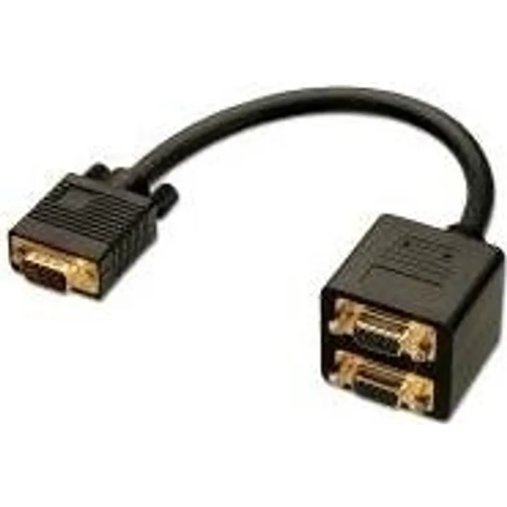 Lindy - VGA-Splitter - HD-15 (M) - HD-15 (W) - 18 cm (41214)