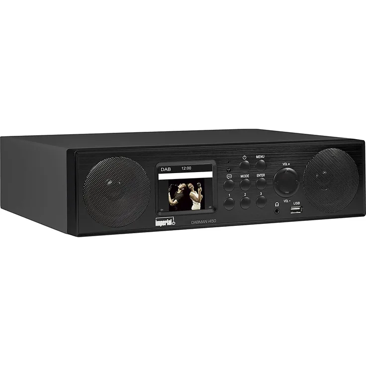Imperial Dabman i450 Unterbauradio mit Bluetooth, WLAN, TFT-Display, schwarz 22-245-00
