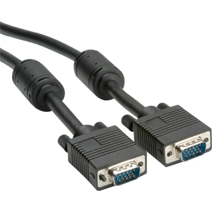 ROLINE Monitor-Kabel mit Ferritkern+DDC, HD15 ST-ST 15m (11.04.5665)