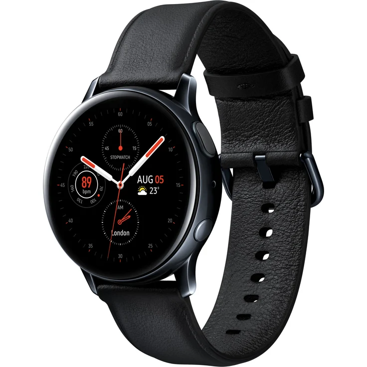 Samsung Galaxy Watch Active 2 Smartwatch GPS, Unisex, 40mm, Edelstahlgehäuse, Schwarz – Bild 3