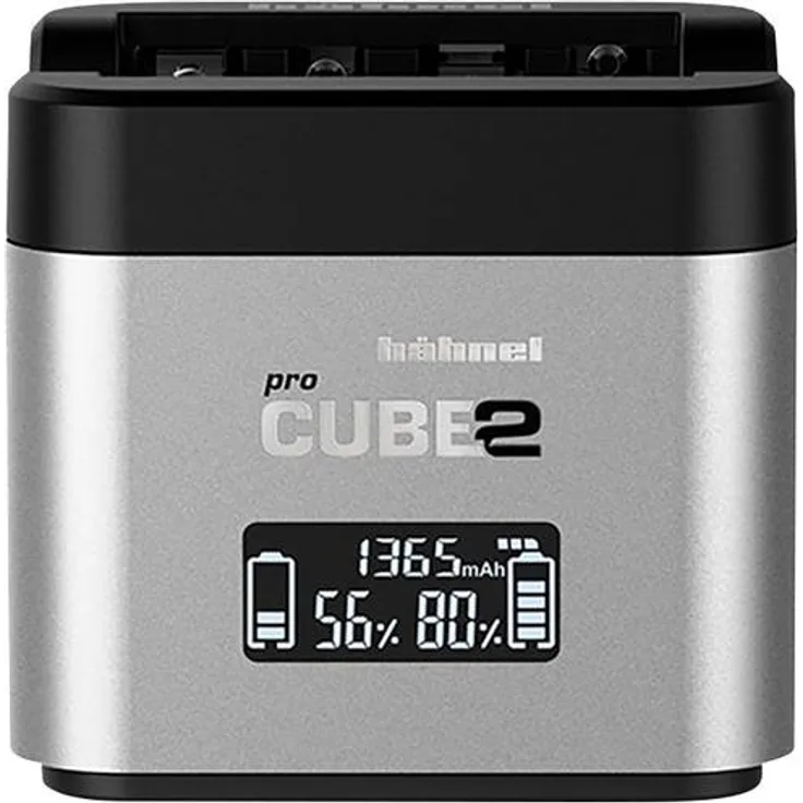 Hähnel Kamera-Ladegerät Pro Cube 2, Canon 10005700 Passender Akku LiIon, NiMH
