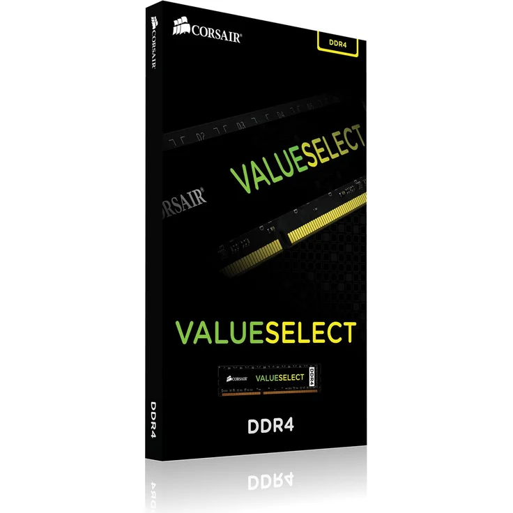 Corsair CMV8GX4M1A2133C15 Value Select 8GB (1x8GB) DDR4 2133Mhz CL15 Standard Desktop Memory Schwarz - Preisvergleich – Bild 2