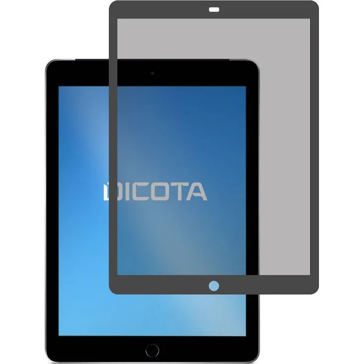 Dicota Secret 2-Way for iPad 2017-2018 - Air - Air2, Magnetic, Black Die Secret 2-Way Blickschutzfilter verhindern das Einsehen Ihres Displays von Zwei Seiten (Links-rechts).