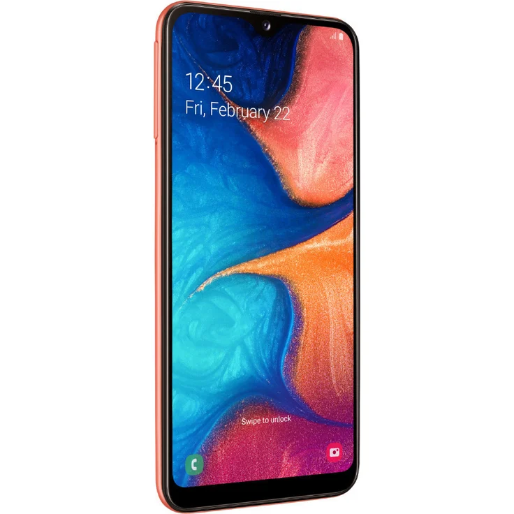 Samsung Galaxy A20e Smartphone 14,73cm Pixel (5,8 Zoll) TFT, LCD-Display, 32GB interner Speicher, 3GB RAM, Dual-SIM, Android, Coral – Bild 2