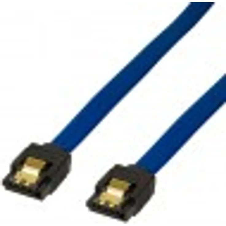 BIGtec BIG1904 1m HDD S-ATA Kabel blau gerade/gerade Kontakte vergoldet
