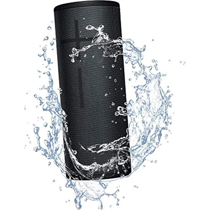 Ultimate Ears Megaboom 3 Bluetooth-Lautsprecher mit Mikrofon, Webradio, wasserdicht, schwarz
