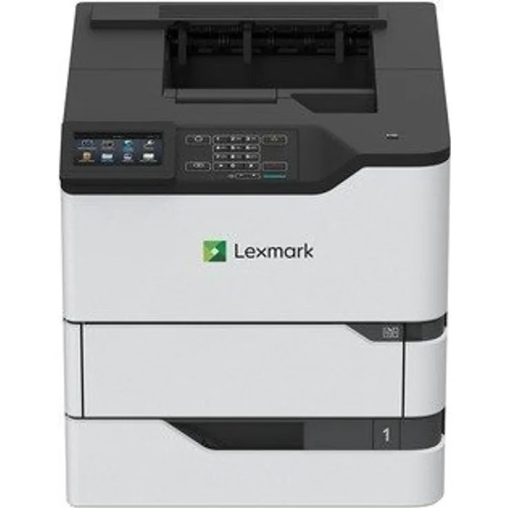 Lexmark MS822de - Laserdrucker, Mono, Auflösung: 1200 x 1200 dpi, Druckgeschwindigkeit (S/W): 52 S/min, Papierzufuhr: 650 Blatt (50G0130)