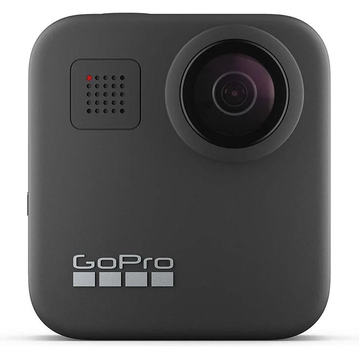 GoPro Max - wasserdichte 360 Grad Action-Cam(16,6 MP 360°/5,5 MP HERO-Modus Foto, 5K-Video (1440p/60 fps), Bildstabilisator/Autofokus, Touchscreen, Slow-Motion, Live-Video, wasserdicht bis 5 m, GPS/WLAN/BT/USB-C), schwarz – Bild 1