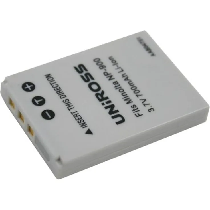 Uniross VB104744 Li-Ion Ersatzakku für Minolta NP900 (700mAh)
