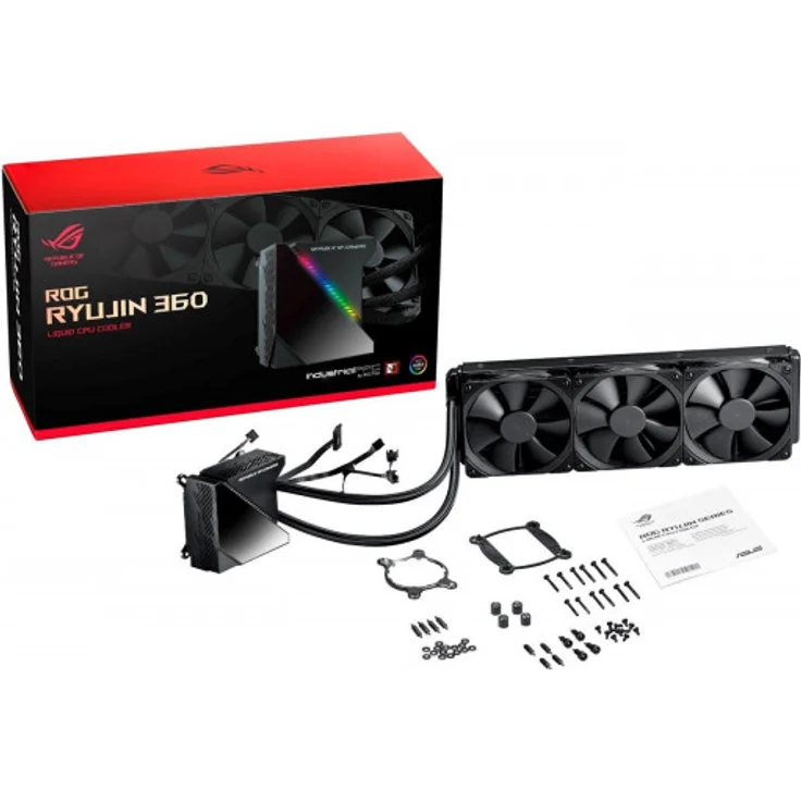 ASUS ROG Ryujin 360 - Prozessor-Flüssigkeitskühlsystem - (für: LGA1156, LGA1366, LGA1155, LGA2011, LGA1150, LGA2011-3, LGA1151, AM4, LGA2066, TR4) - Aluminium mit Kupferbasis - 120 mm – Bild 2