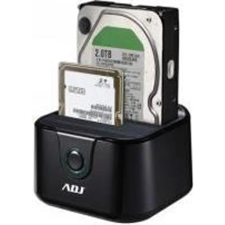 ADJ 120-00014 2-Bay Docking Station [2.5'' / 3.5'' , USB3.0, SATA, Clone-function] (120-00014)