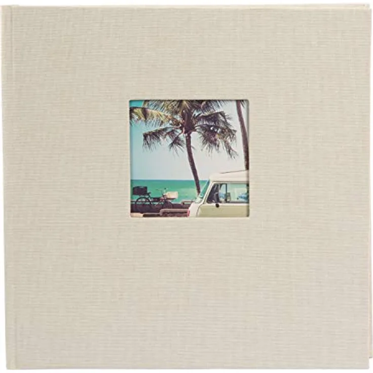 Bella Vista sandgrau, 25x25 cm 60 weiße Seiten, Buchalbum