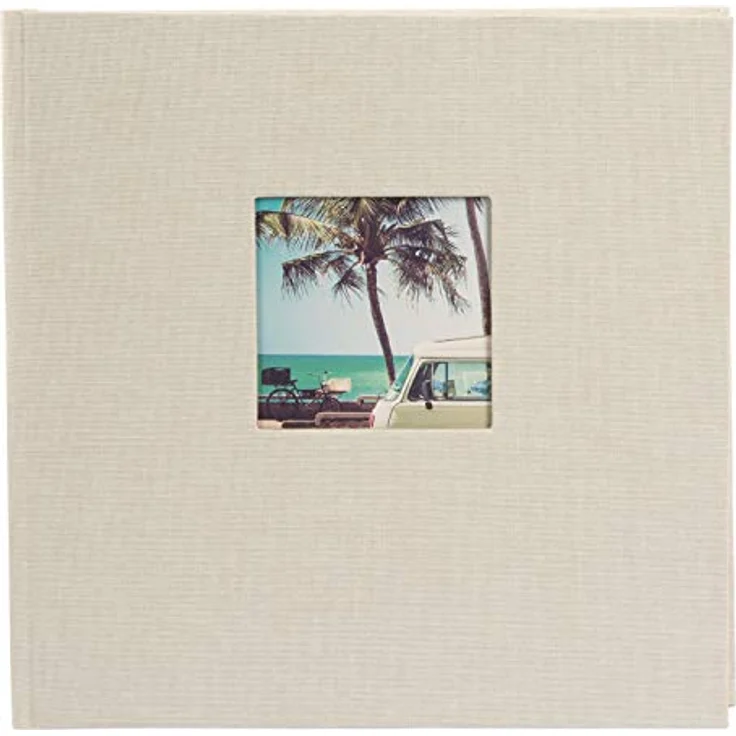 Bella Vista sandgrau, 25x25 cm 60 weiße Seiten, Buchalbum