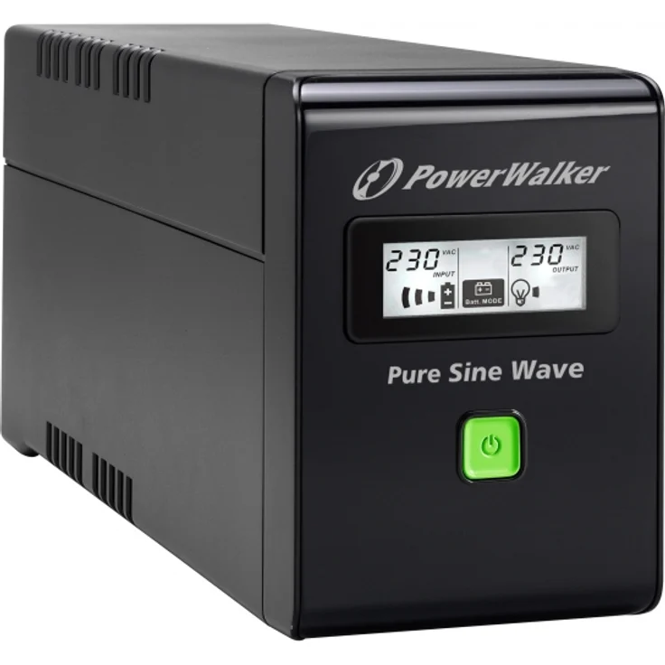 POWERWALKER VI 800 SW Schuko 800VA - 480W Line-Interactive USV Tower AVR Reine Sinuswelle LCD – Bild 3