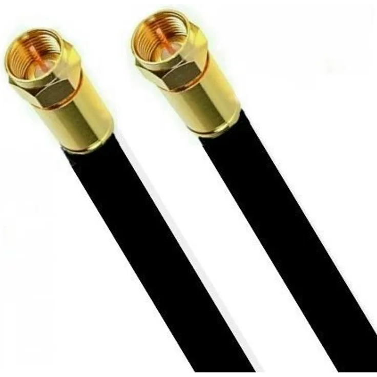 Fritz!Box Cable Vodafone Kabelanschluss Anschlusskabel High Quality 4K 8K HD Gerade - Gerade Schwarz 19m