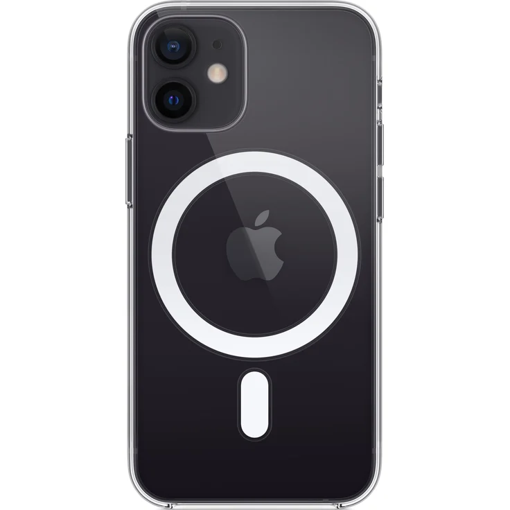 Apple MHLL3ZM/A Clear Case mit MagSafe, geeignet für Apple iPhone 12 mini, Handy-Schutzhülle, transparent – Bild 2