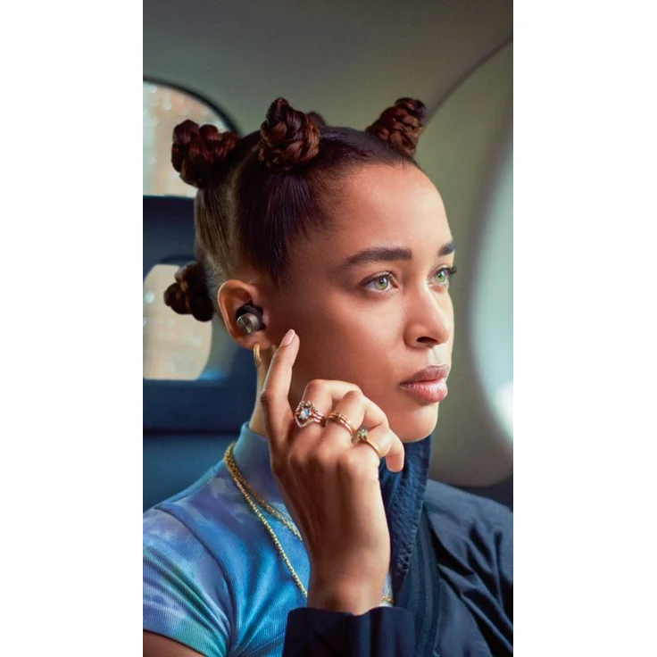 Bowers & Wilkins PI7 Black True Wireless In-Ear-Kopfhörer, Noise Cancelling, kabellos, wasserdicht (IP54), schwarz, gold – Bild 17