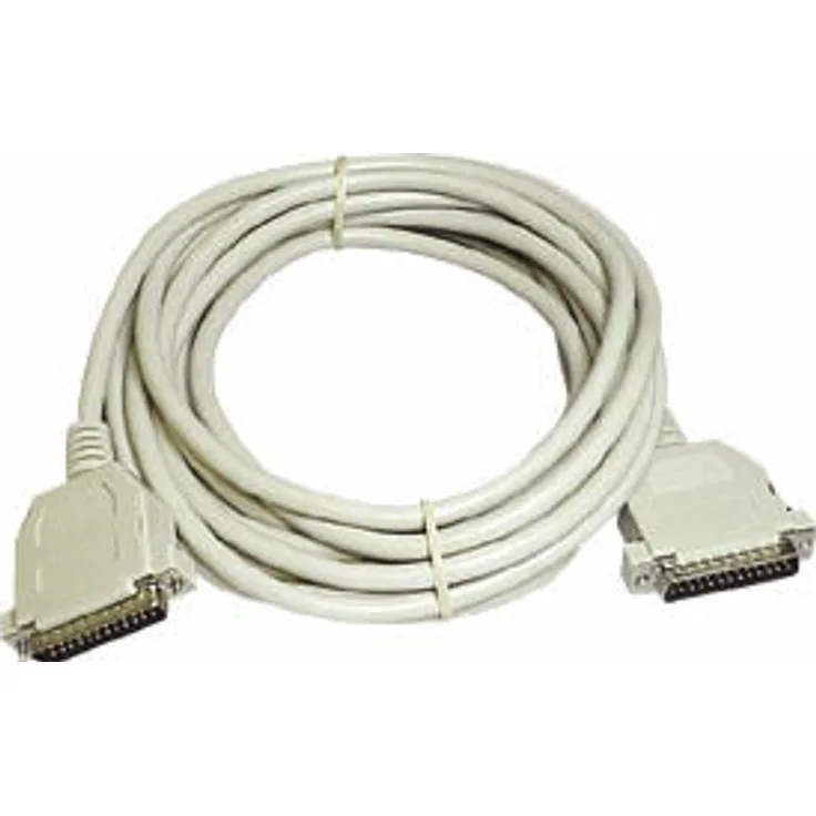 Sub-D Verbindungskabel, 25-polig, 1:1, 5m, Stecker-Stecker