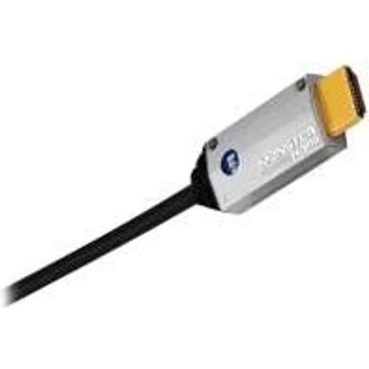 Monster 140436 SuperThin High Speed Powered HDMI Kabel 1m (Ultra-kompakt & super flexibel) grau