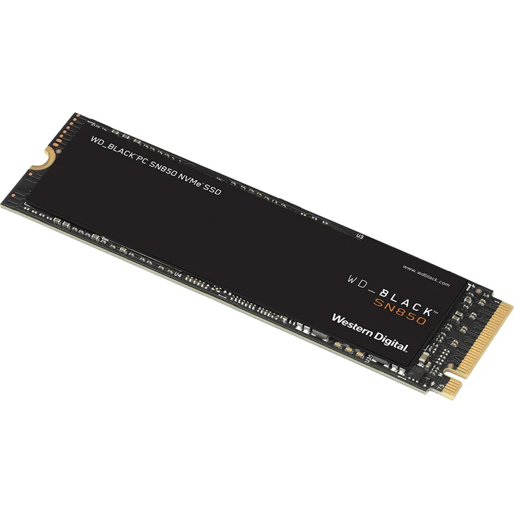 WD Black SN850 NVMe SSD WDS100T1X0E - SSD - 1TB - intern - M.2 2280 - PCI Express 4,0 x4 (NVMe) (WDS100T1X0E) – Bild 2