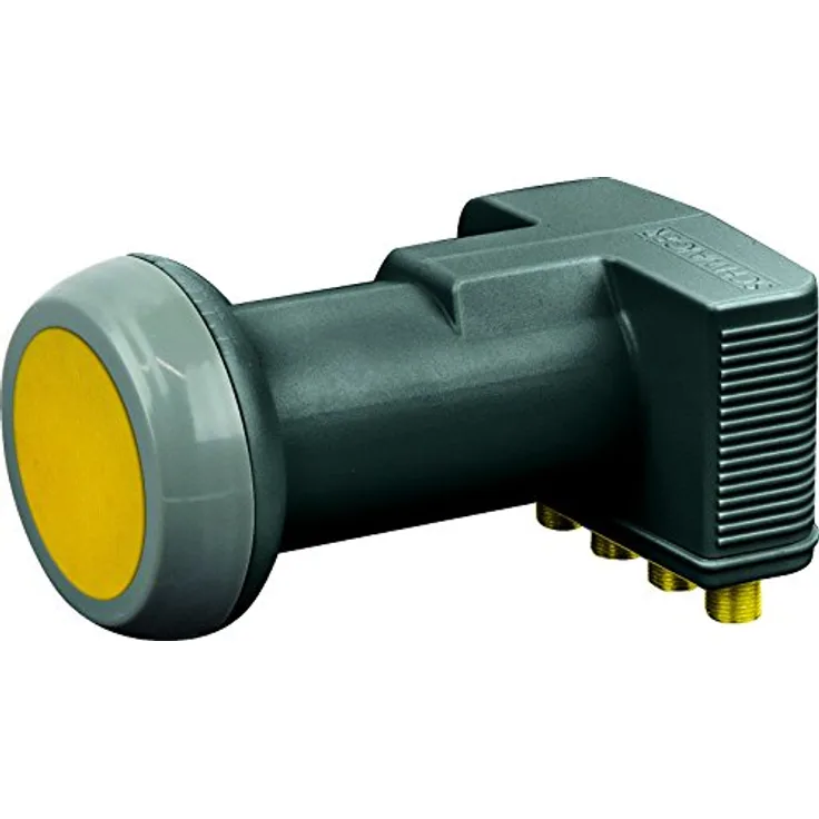 Schwaiger Quattro LNB 40mm Sun Protect Anthrazit