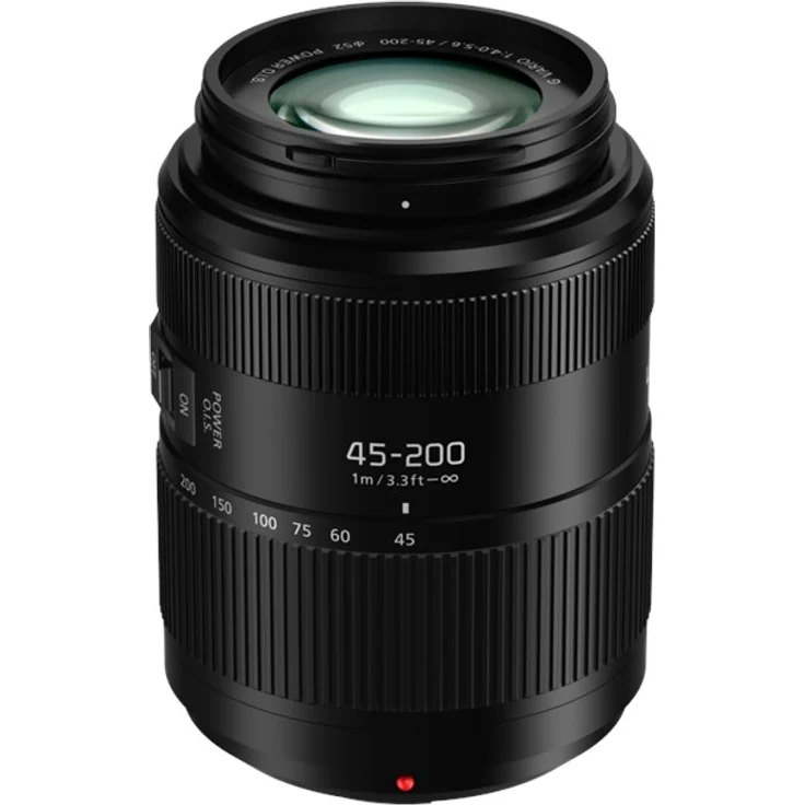 Panasonic H-FSA45200E Lumix G Vario 45-200 mm- F4.0-5.6 II-O.I.S. schwarz – Bild 1
