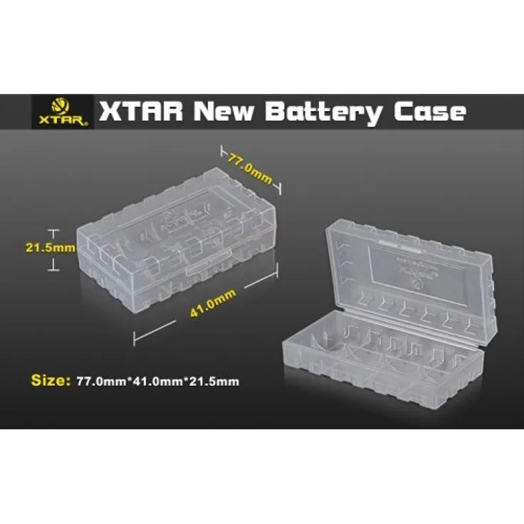 Xtar Box NEW für 2x 18650, 4x18350, 4x 16340 mit Xtar Logo