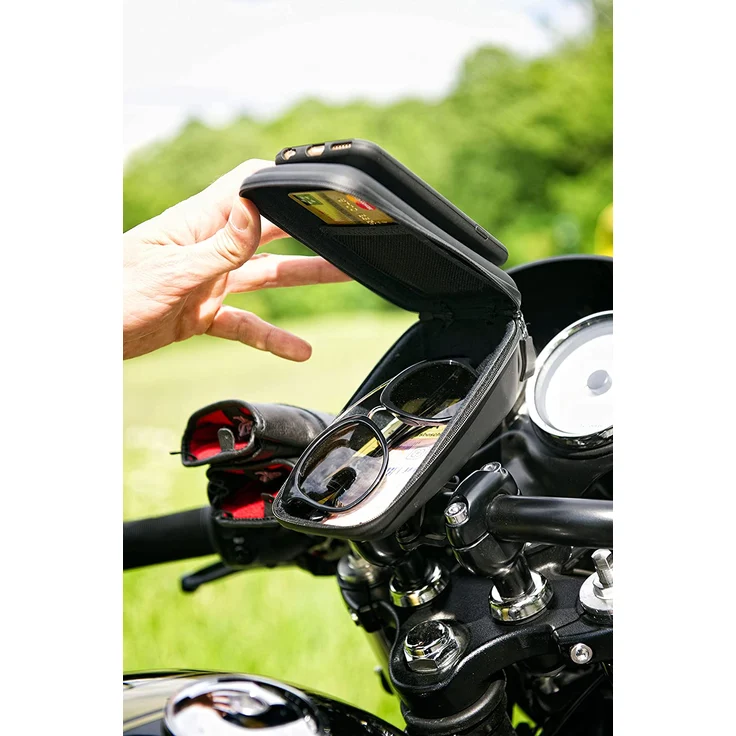 SP Connect Wedge Case Set, geeignet für Smartphones/Powerbanks/Sonnenbrillen/Geldbeutel/Schlüssel, Fahrrad-Halterung, schwarz – Bild 6