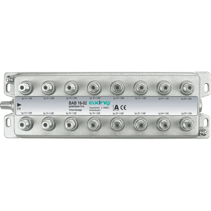 Axing BAB 16-02 16-Fach Abzweiger mit 13-25 dB Abzweigdämpfung (5-1006 MHz)
