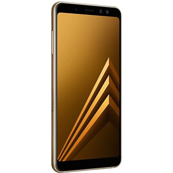 Samsung Galaxy A8 Pixel (2018) Smartphone 14,22cm Pixel (5,6 Zoll) Super-AMOLED-Display, 32GB interner Speicher, 4GB RAM, Dual-SIM, Android, Gold – Bild 3