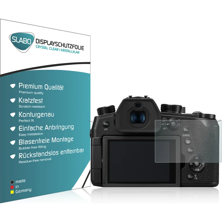 Slabo 4x Displayschutzfolie für Panasonic Lumix DC-FZ1000 II KLAR ''Crystal Clear'' Displayfolie Schutzfolie Folie