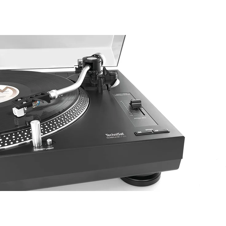 TechniSat TECHNIPLAYER LP 300 - Profi-USB-DJ-Plattenspieler (mit Scratch-Funktion und Digitalisierungsfunktion (Drehzahl: 33-45 U-min, Quarzgesteuerter Direktantrieb)) schwarz – Bild 5