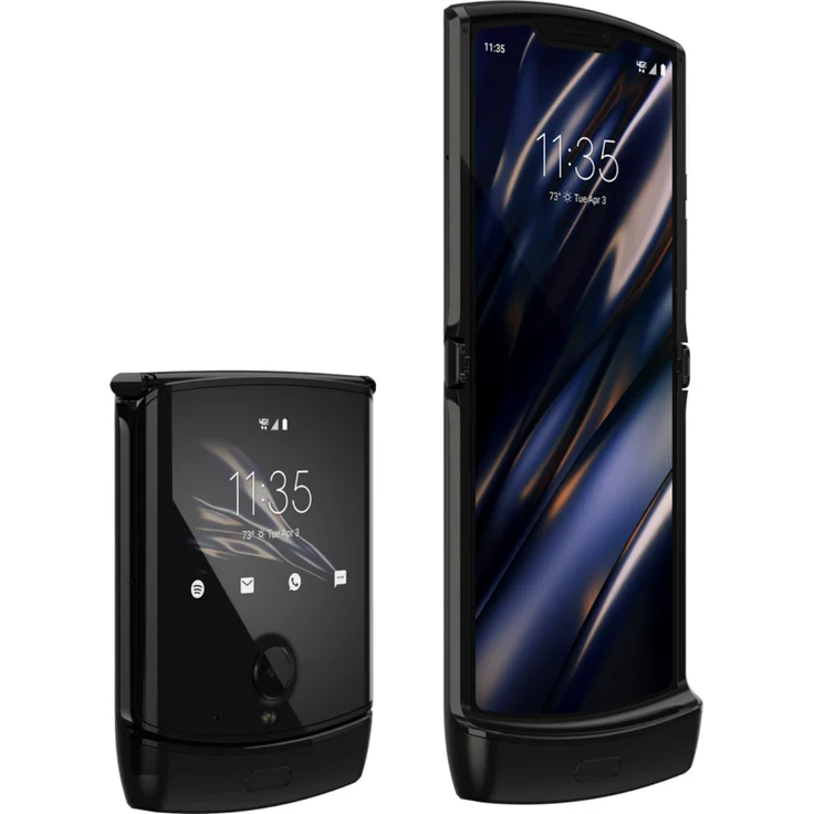 Motorola Razr 2019 Smartphone 15,75cm (6,2 Zoll) AMOLED-Display, 128GB interner Speicher, 6GB RAM, Android, Black – Bild 1