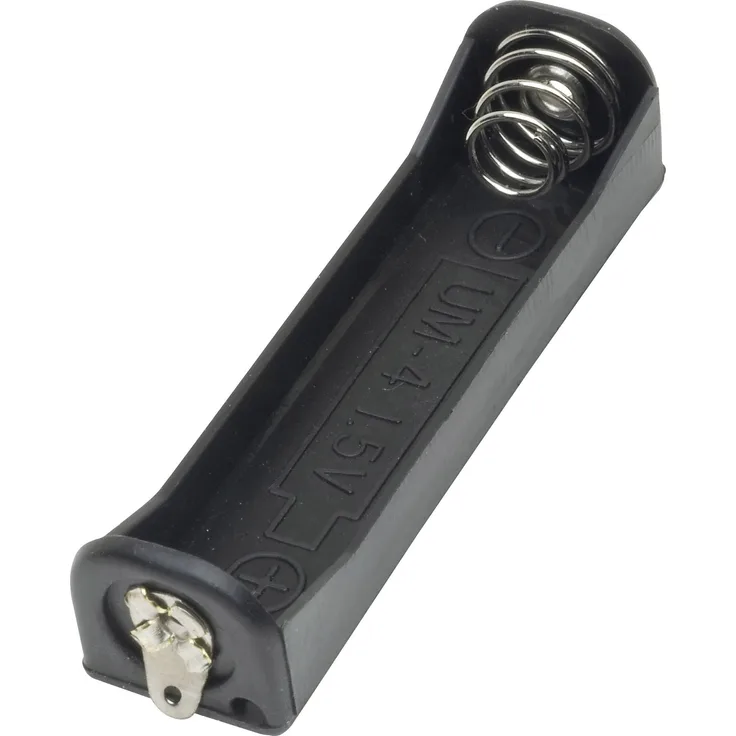 TRU COMPONENTS BH411-3D Batteriehalter 1x Micro (AAA) Lötanschluss