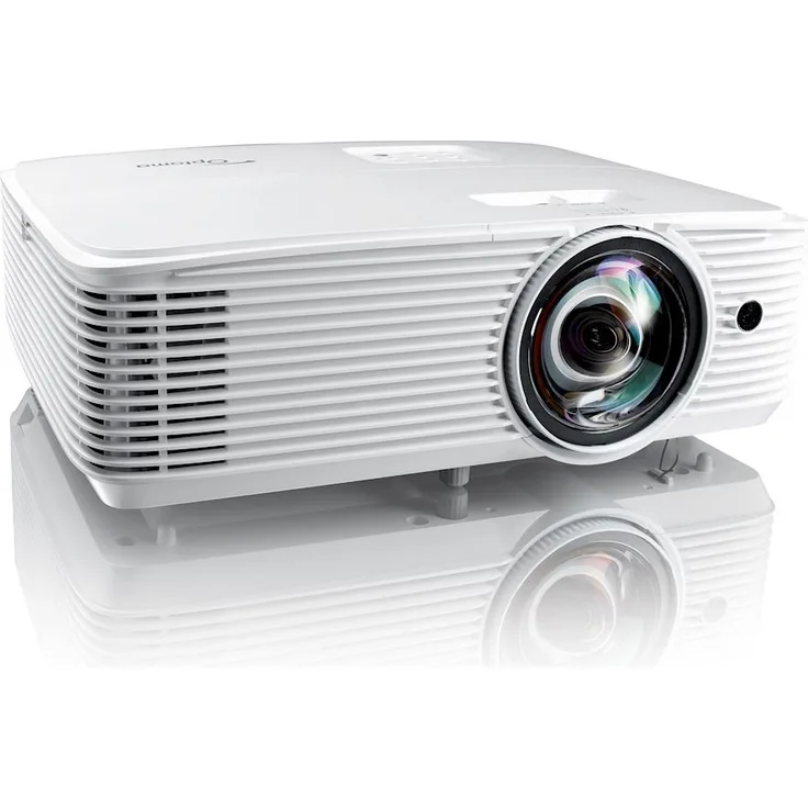 Optoma W309ST Business-Beamer, DLP, WXGA (1280 x 800), Kontrast 25000:1, 3800 ANSI-Lumen, Bildverhältnis 16:10, weiß