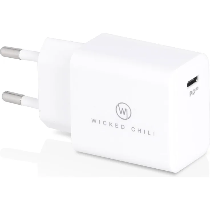 Wicked Chili 20W USB C Netzteil kompatibel mit Magsafe Duo Ladegerät, iPhone 12 (Pro, Max, Mini), Apple Watch (SE 6 5 4 3 2 1) und AirPods Pro, PD Power Delivery USB C Power Adapter Schnellladegerät