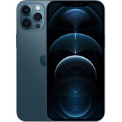 Apple iPhone 12 Pro Max 5G Smartphone 17,02cm (6,7 Zoll) OLED-Display, 256GB interner Speicher, Dual-SIM, Pacific Blue