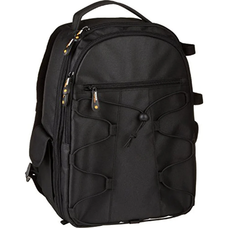 AmazonBasics DSLR-Kamerarucksack für Spiegelreflexkameras und Zubehör schwarz – Bild 1