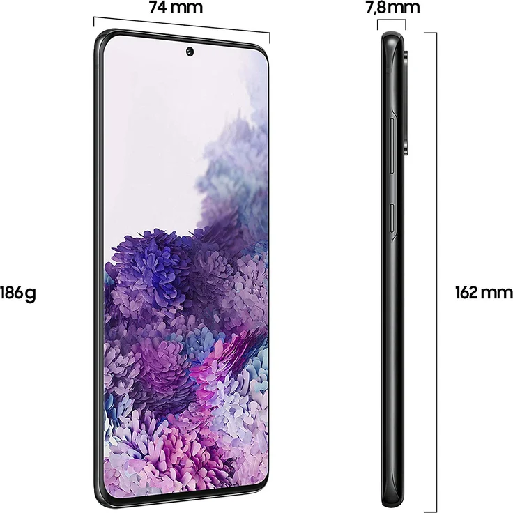Samsung Galaxy S20+ Smartphone 16,95cm Pixel (6,7 Zoll) Dynamic AMOLED-Display, 128GB interner Speicher, 12GB RAM, Hybrid-SIM, Android, Cosmic Black – Bild 4
